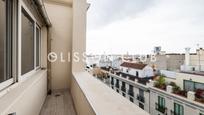 Balcony of Attic for sale in  Madrid Capital  with Air Conditioner, Heating and Terrace