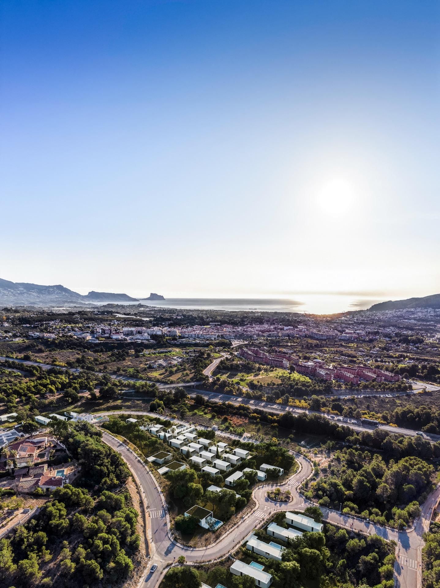 Exterior view of Houses for sale in L'Alfàs del Pi  with Air Conditioner, Private garden and Terrace