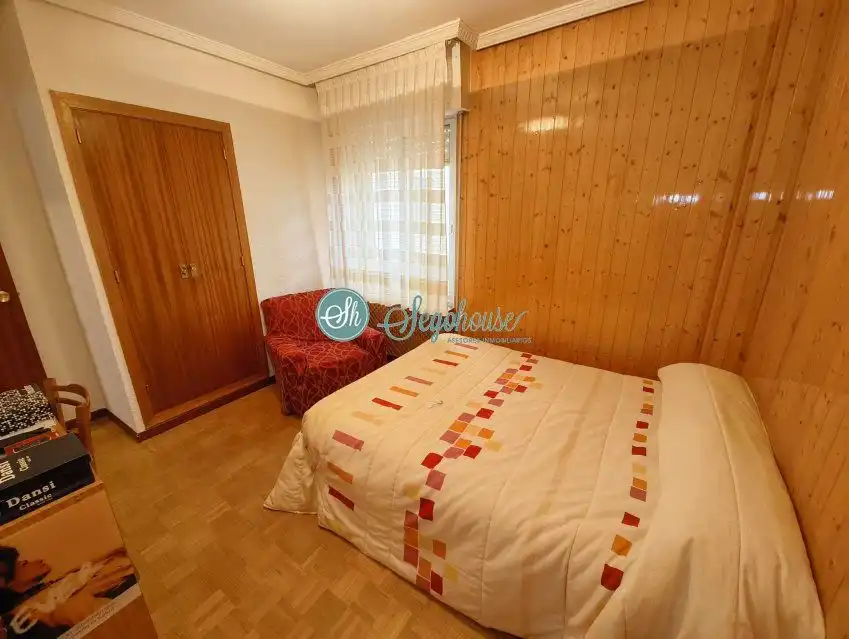 Bedroom of Flat for sale in Segovia  with Heating, Parquet flooring and Terrace