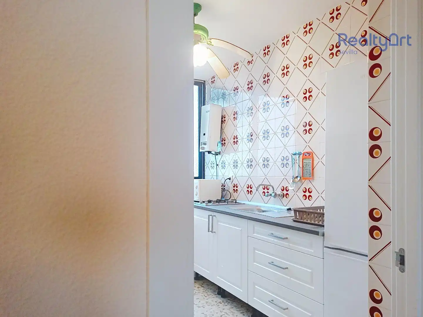 Kitchen of Flat for sale in Mazagón  with Air Conditioner, Furnished and Balcony