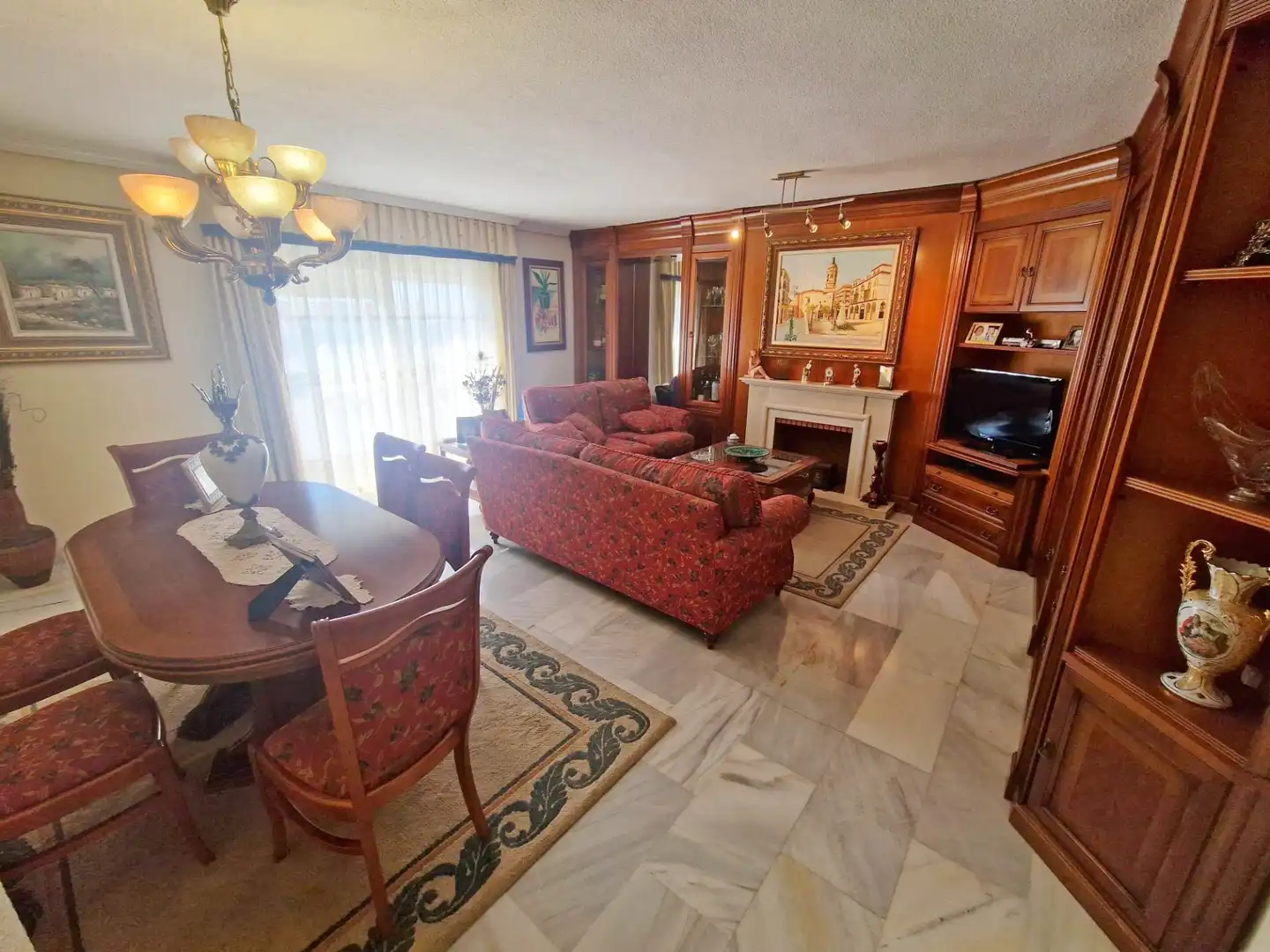 Sala d'estar de Àtic en venda en Málaga amb Aire condicionat, Calefacció i Jardí privat