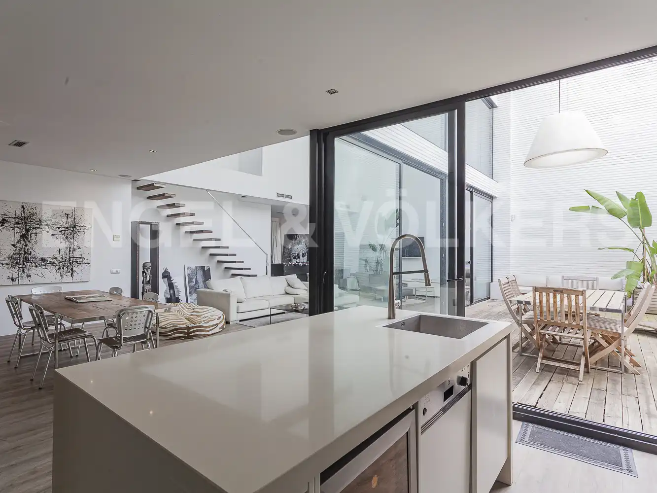 Cocina de Loft en venta en Barcelona con Aire acondicionado, Calefacción y Jardín privado