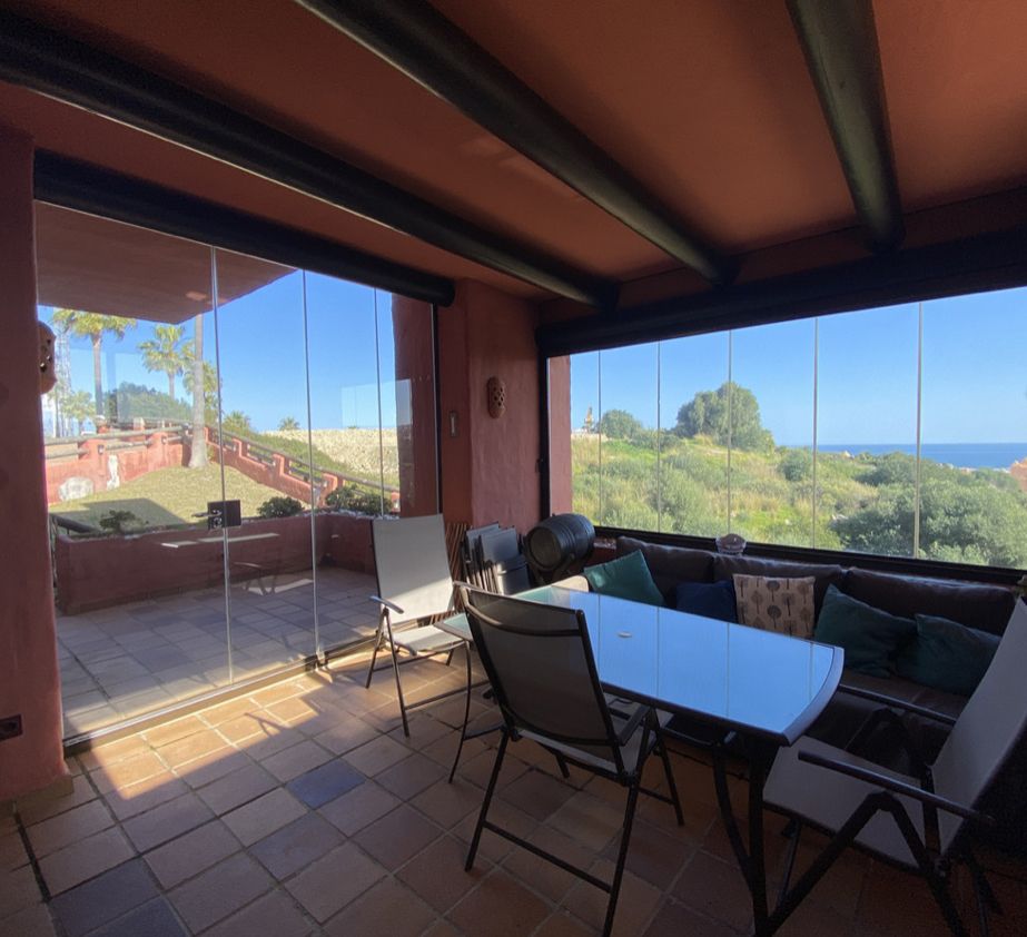 Terrace of Flat for sale in Manilva  with Terrace, Furnished and Oven