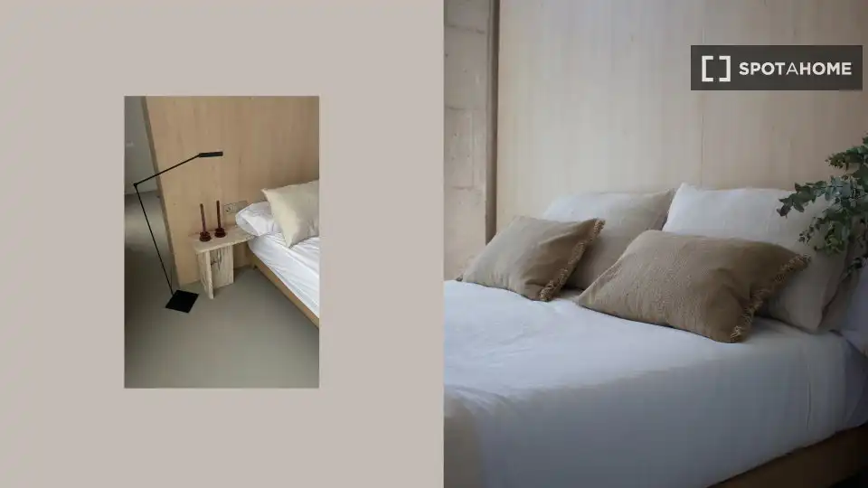 Bedroom of Flat for rent in Aldaia  with Air Conditioner, Heating and Furnished