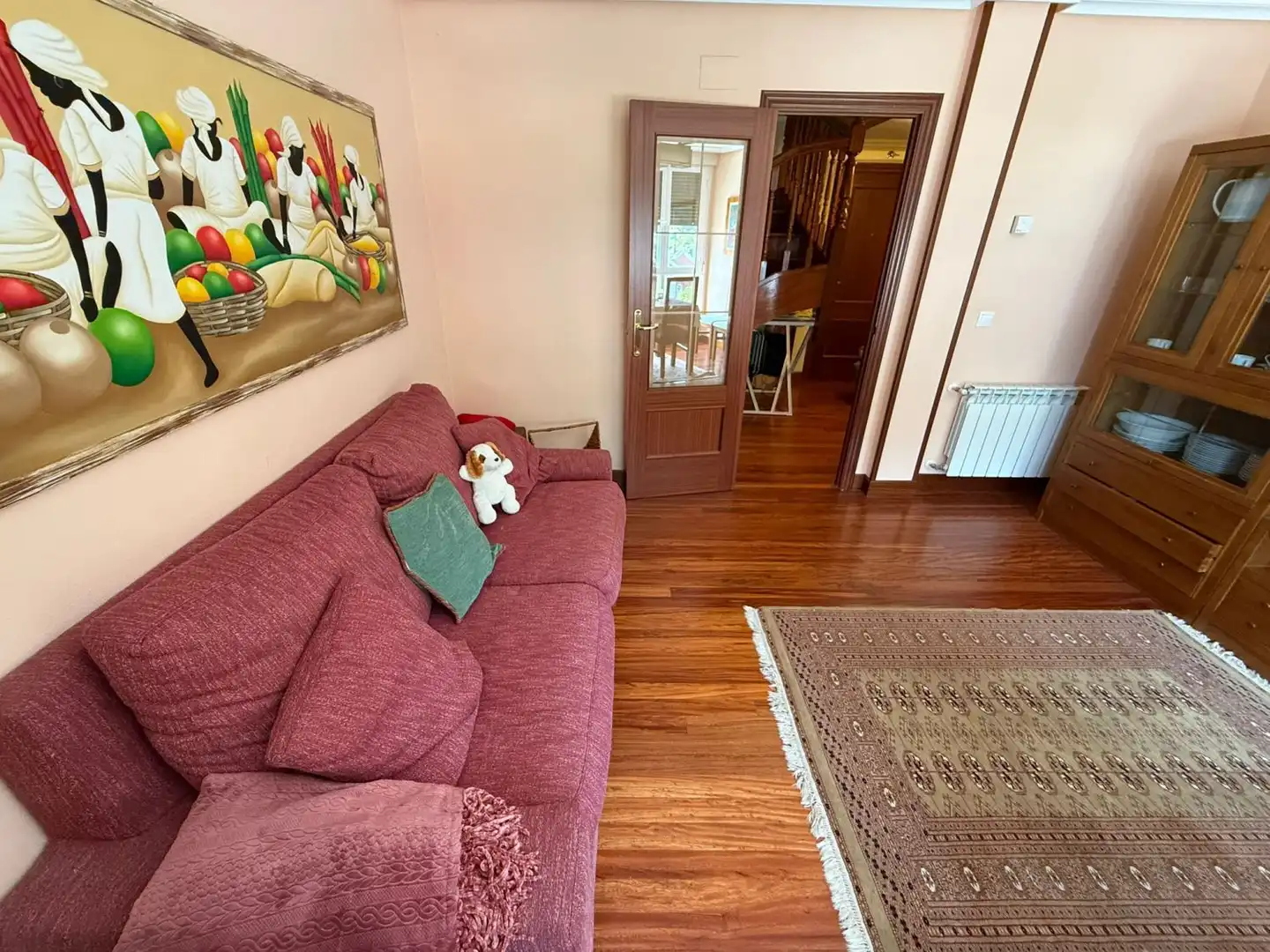 Living room of Flat for sale in Santoña  with Heating, Parquet flooring and Terrace