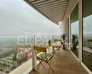 Terrace of Flat to rent in  Valencia Capital  with Air Conditioner, Terrace and Furnished