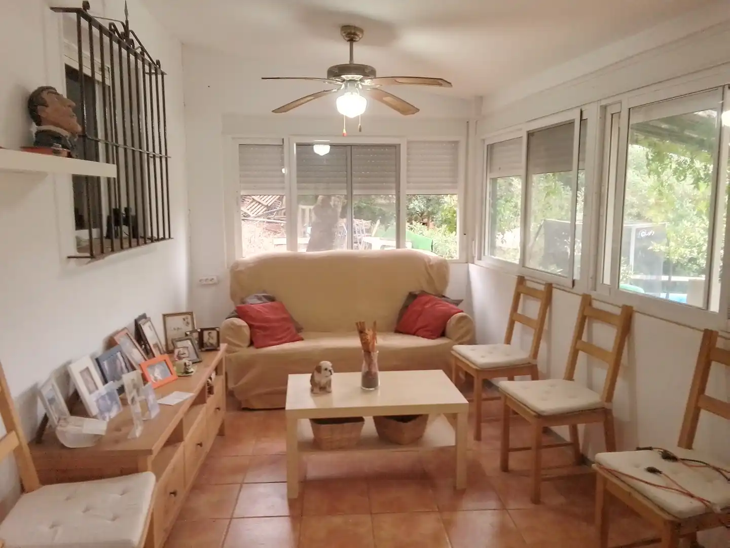 Sala de estar de Finca rústica en venta en El Bosque con Calefacción, Jardín privado y Terraza