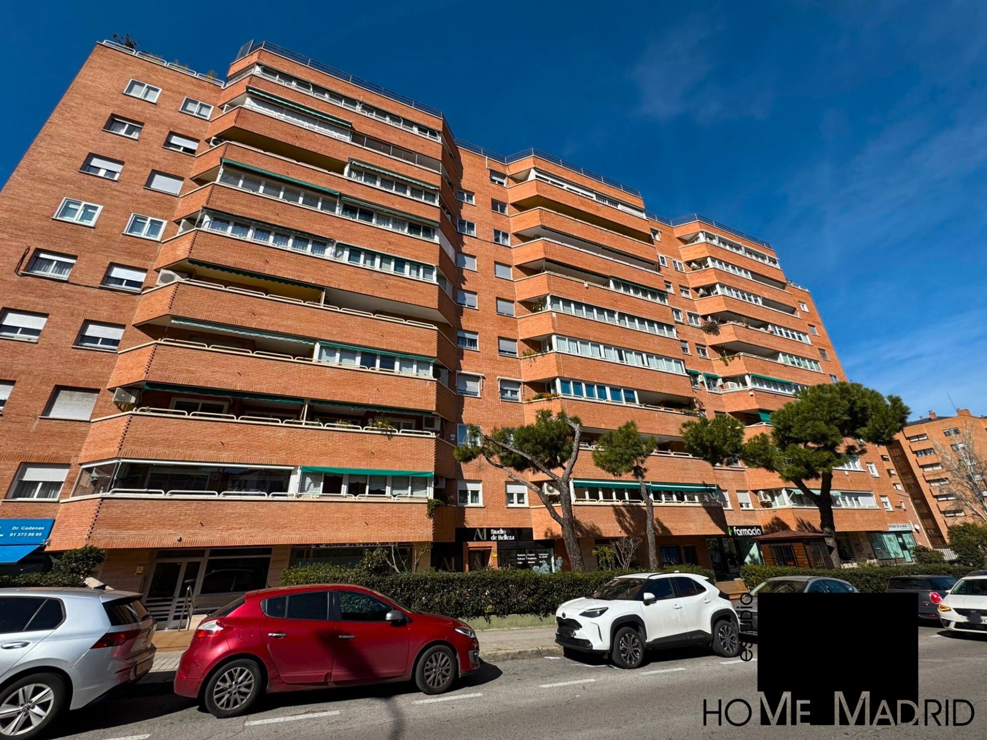 Vista exterior de Pis en venda en  Madrid Capital amb Calefacció, Parquet i Terrassa