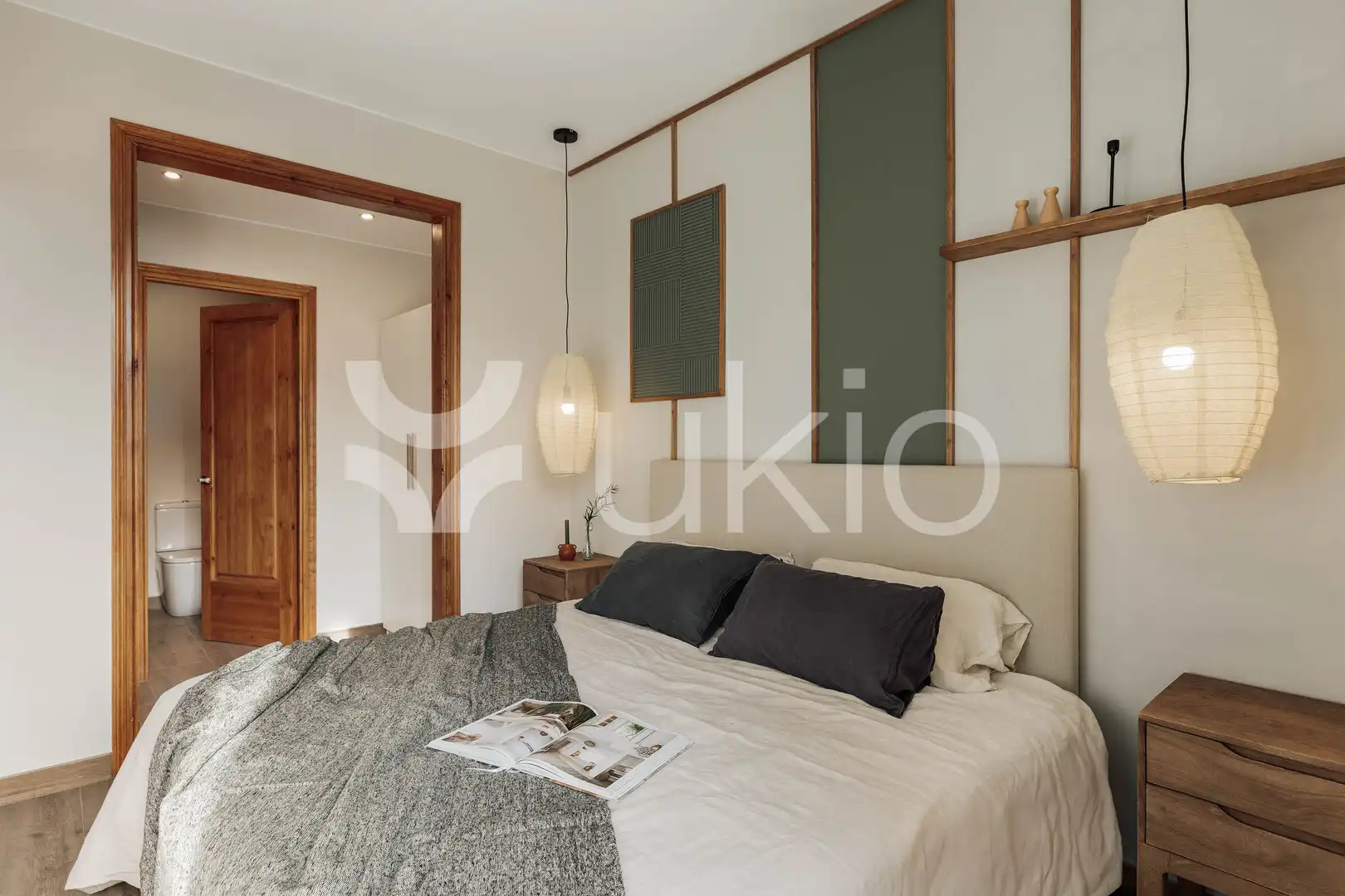 Habitación de Apartamento de alquiler en Barcelona con Aire acondicionado, Calefacción y Amueblado