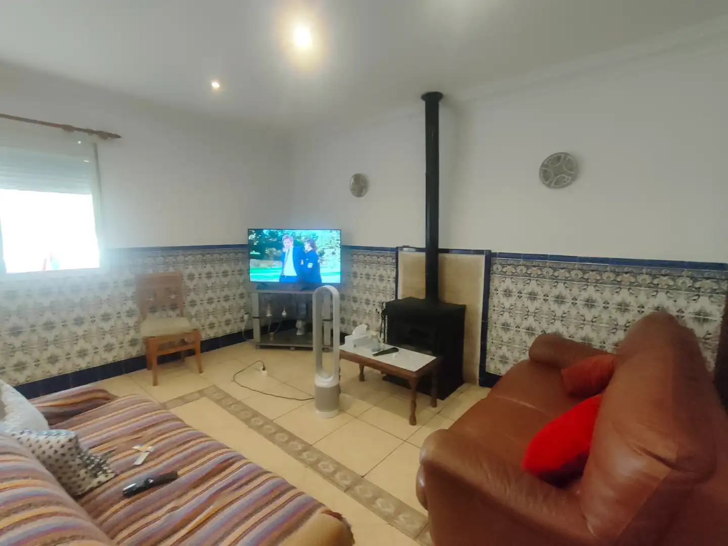 Sala de estar de Casa o chalet en venta en Turís con Jardín privado, Terraza y Trastero