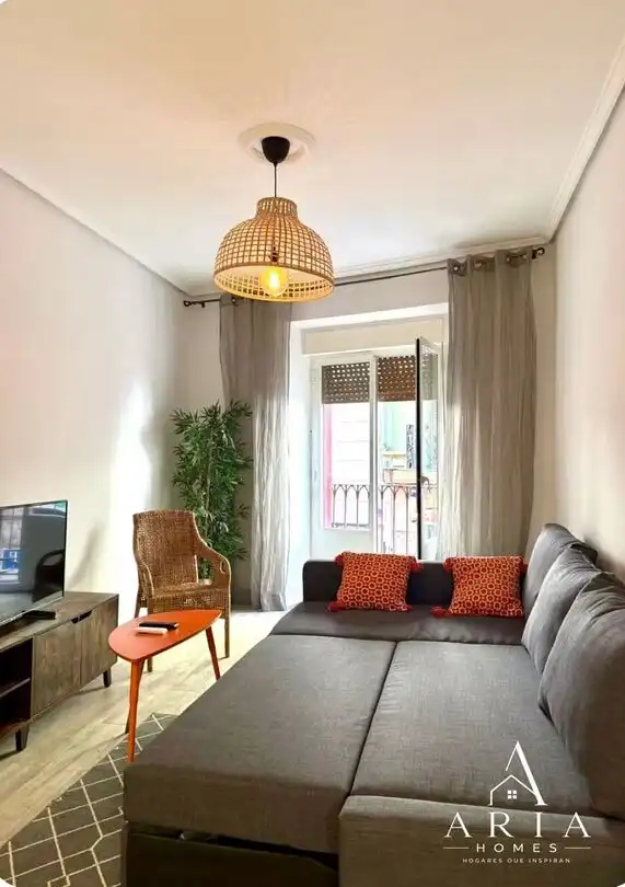 Sala d'estar de Pis de lloguer en Bilbao 