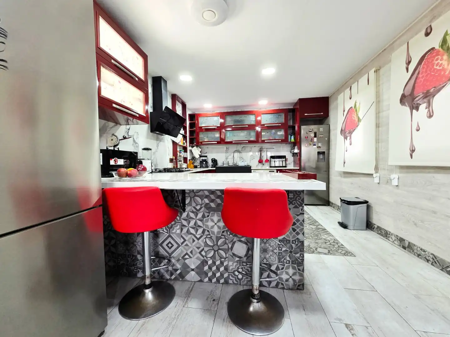 Kitchen of Flat for sale in El Prat de Llobregat  with Air Conditioner, Heating and Parquet flooring
