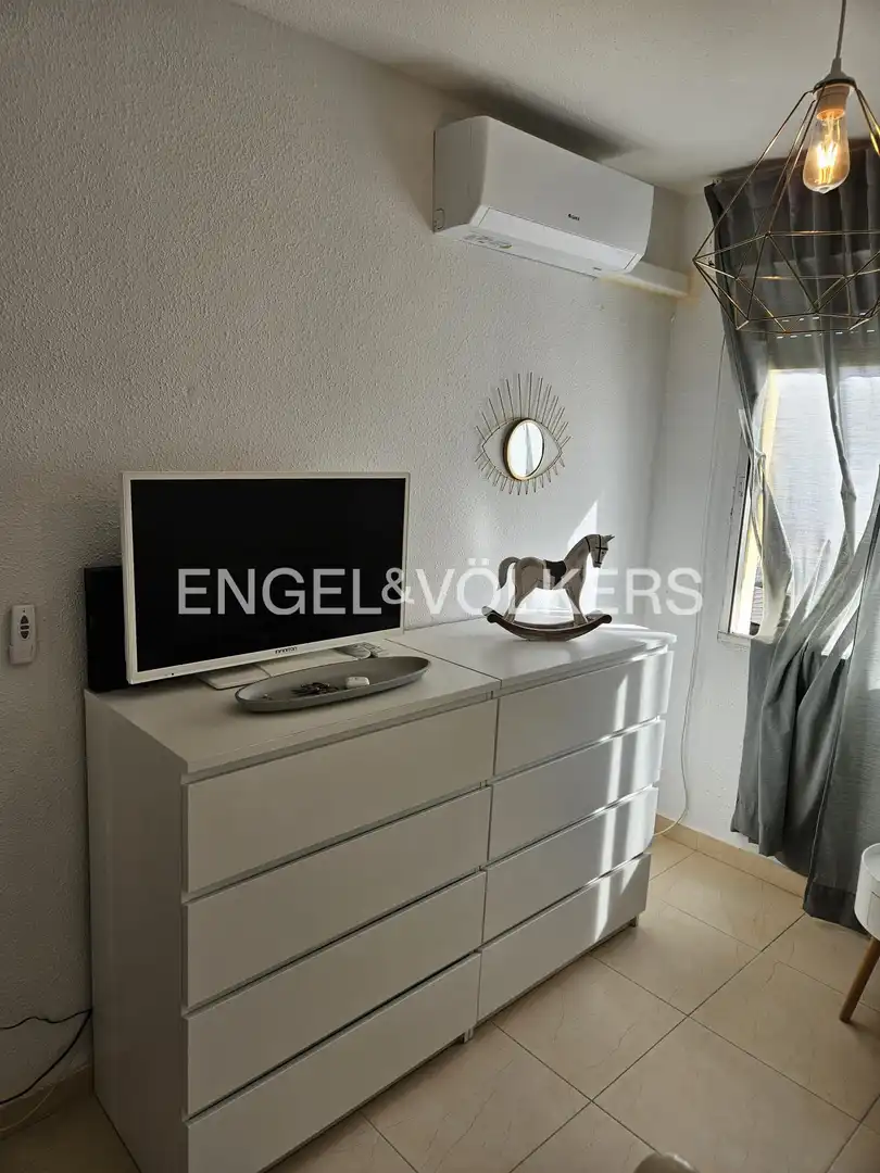 Wohnzimmer von Wohnung zur Miete in Gandia mit Klimaanlage, Heizung und Terrasse