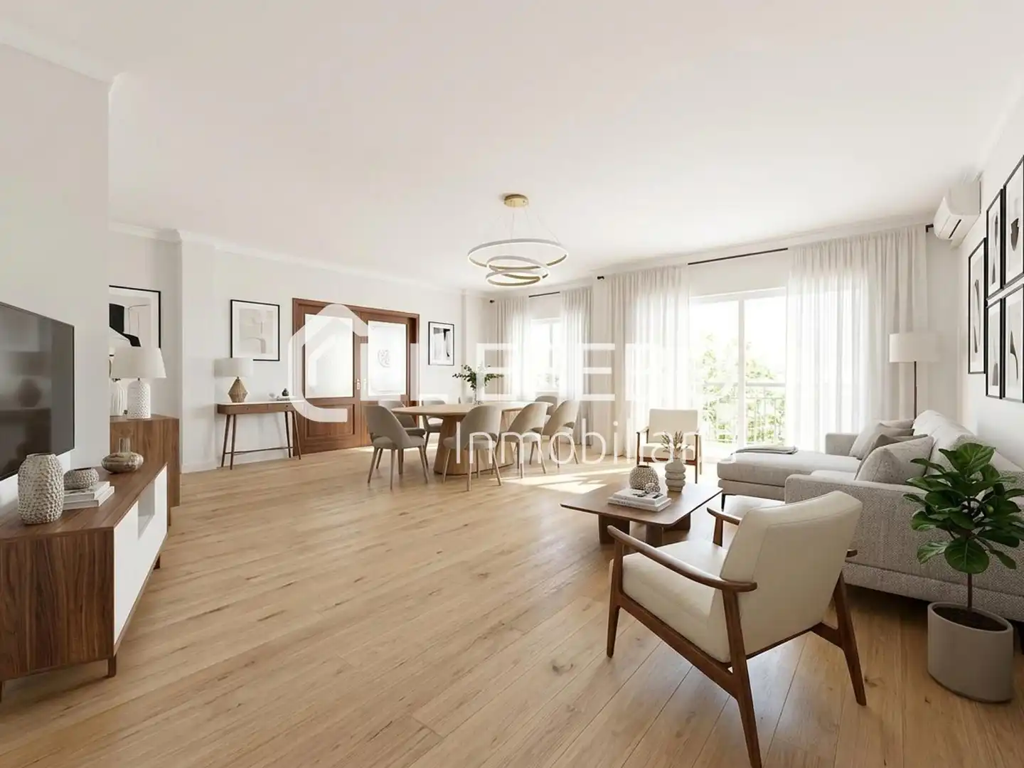 Sala de estar de Piso en venta en Antequera con Aire acondicionado, Calefacción y Terraza