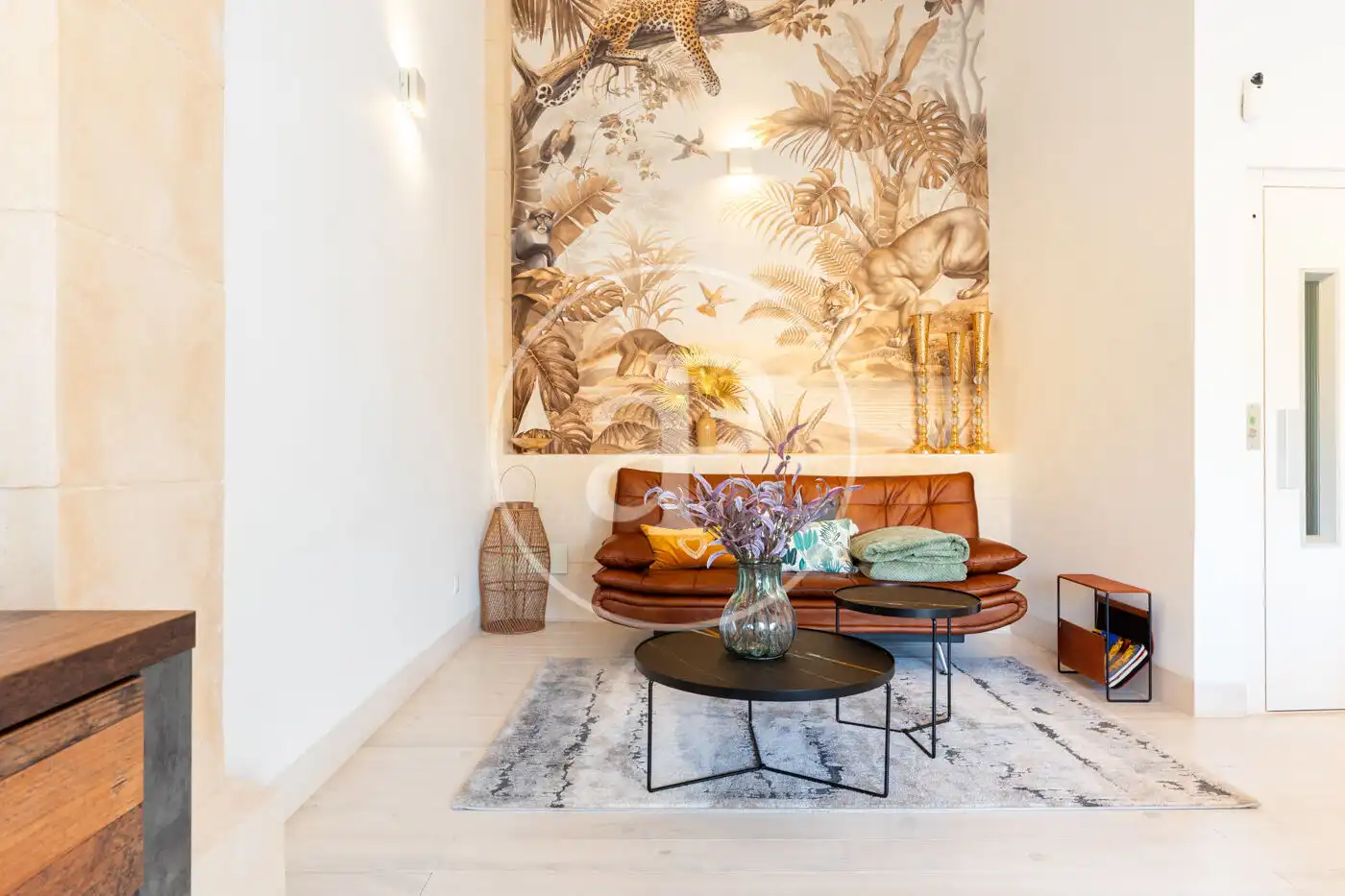 Wohnzimmer von Haus oder Chalet zum Verkauf in  Palma de Mallorca mit Klimaanlage, Heizung und Terrasse