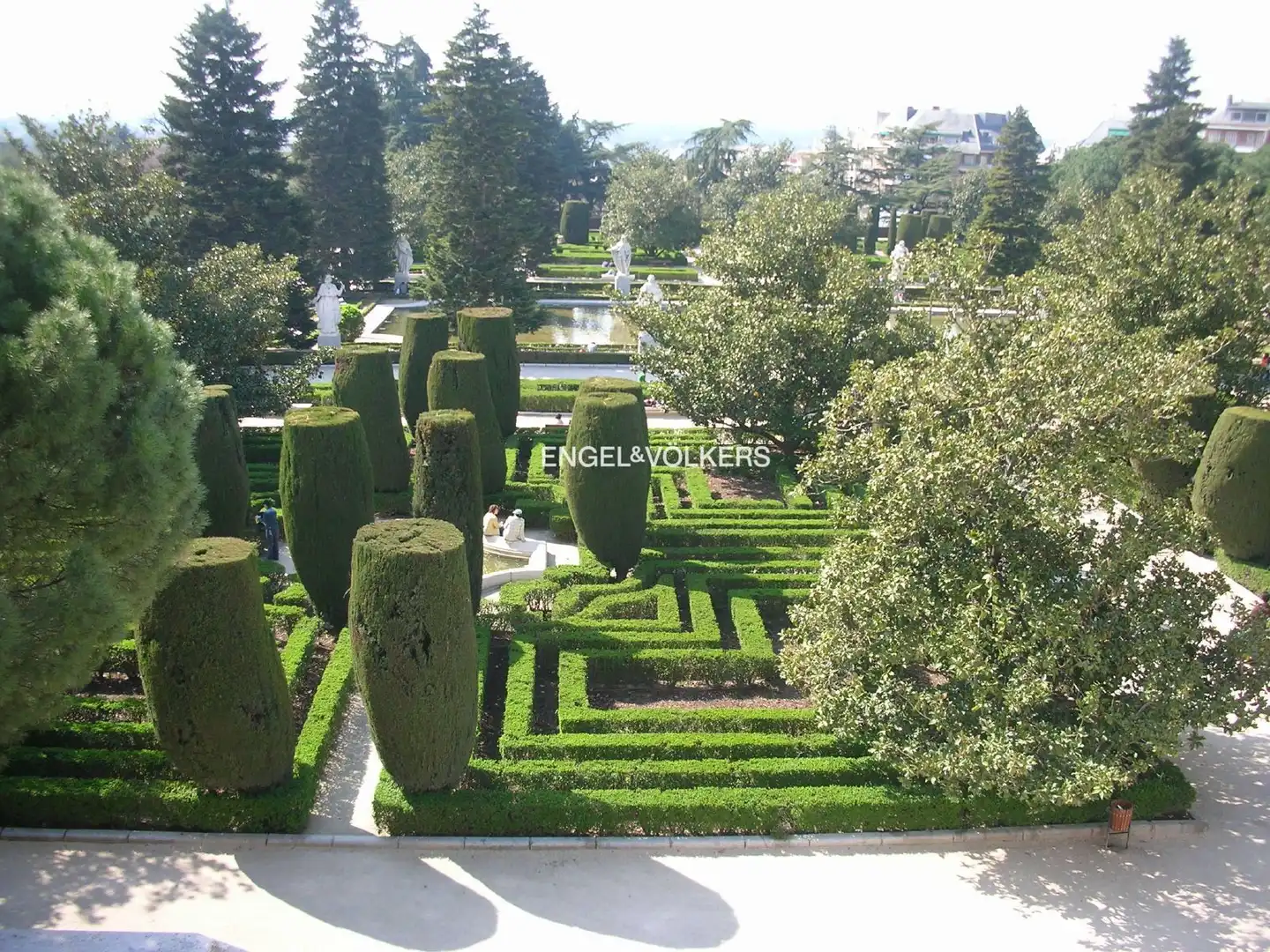 Jardín de Piso de alquiler en Madrid con Aire acondicionado, Calefacción y Amueblado