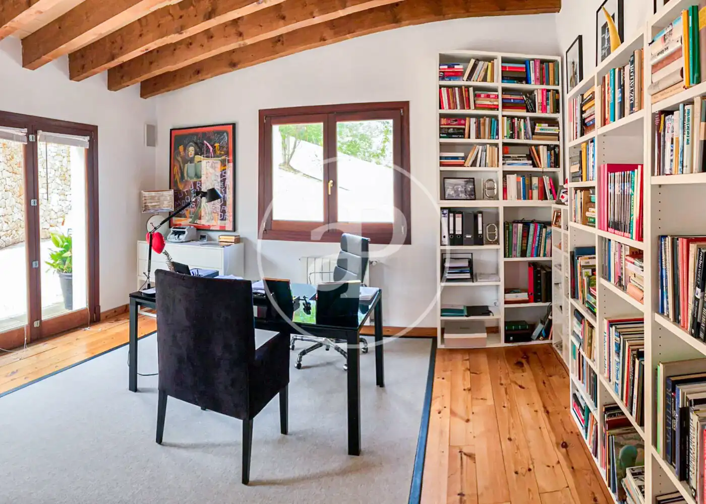 Sala de estar de Casa o chalet de alquiler en Esporles con Aire acondicionado, Calefacción y Jardín privado