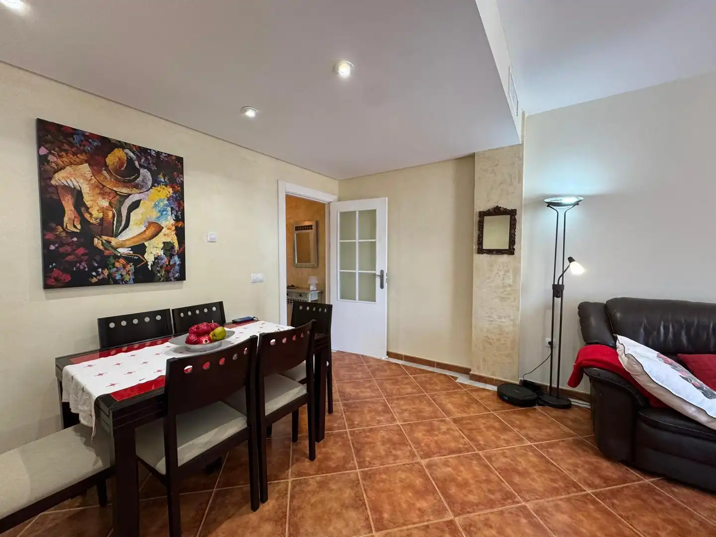 Comedor de Apartamento en venta en Rota con Terraza y Piscina comunitaria