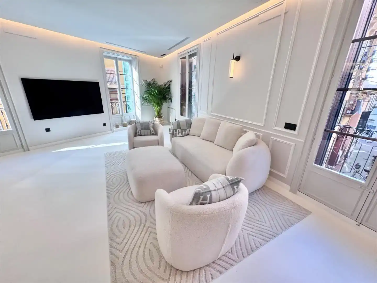 Sala d'estar de Pis en venda en  Palma de Mallorca amb Aire condicionat, Parquet i Traster