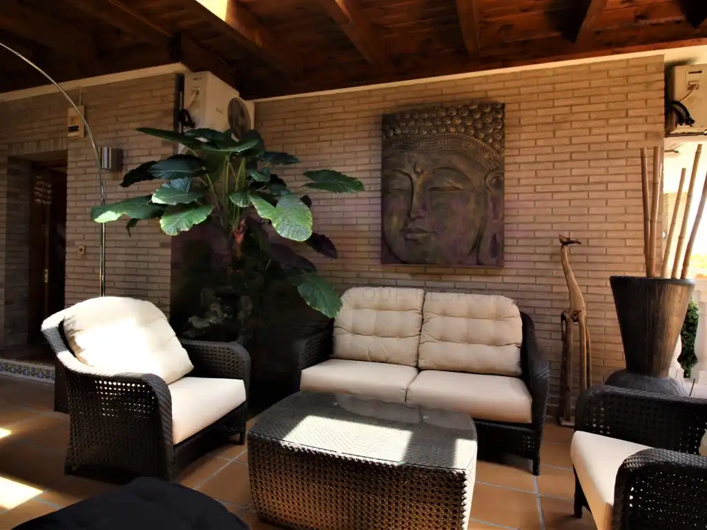 Terraza de Casa o chalet en venta en Chiva con Aire acondicionado, Calefacción y Amueblado