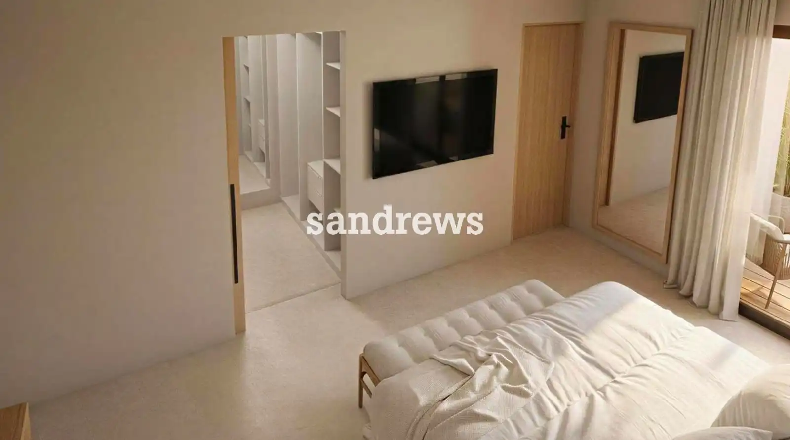 Habitación de Casa adosada en venta en Cantallops con Aire acondicionado, Calefacción y Jardín privado