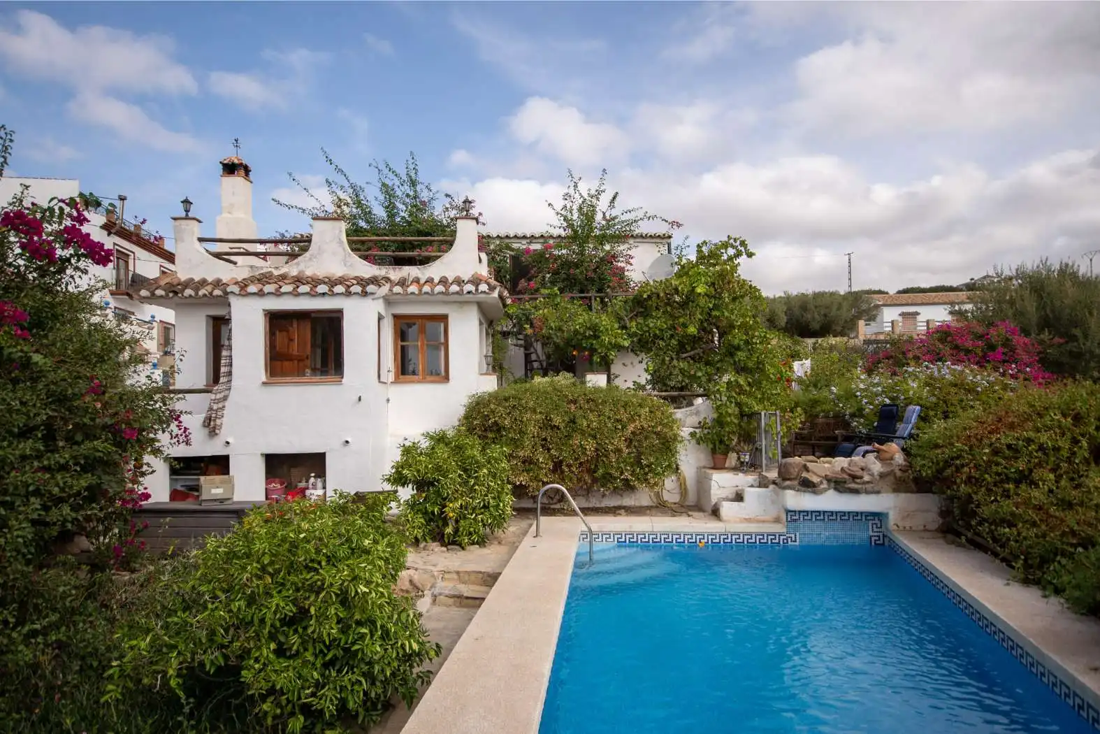 Piscina de Casa o chalet en venta en Periana con Aire acondicionado, Jardín privado y Terraza