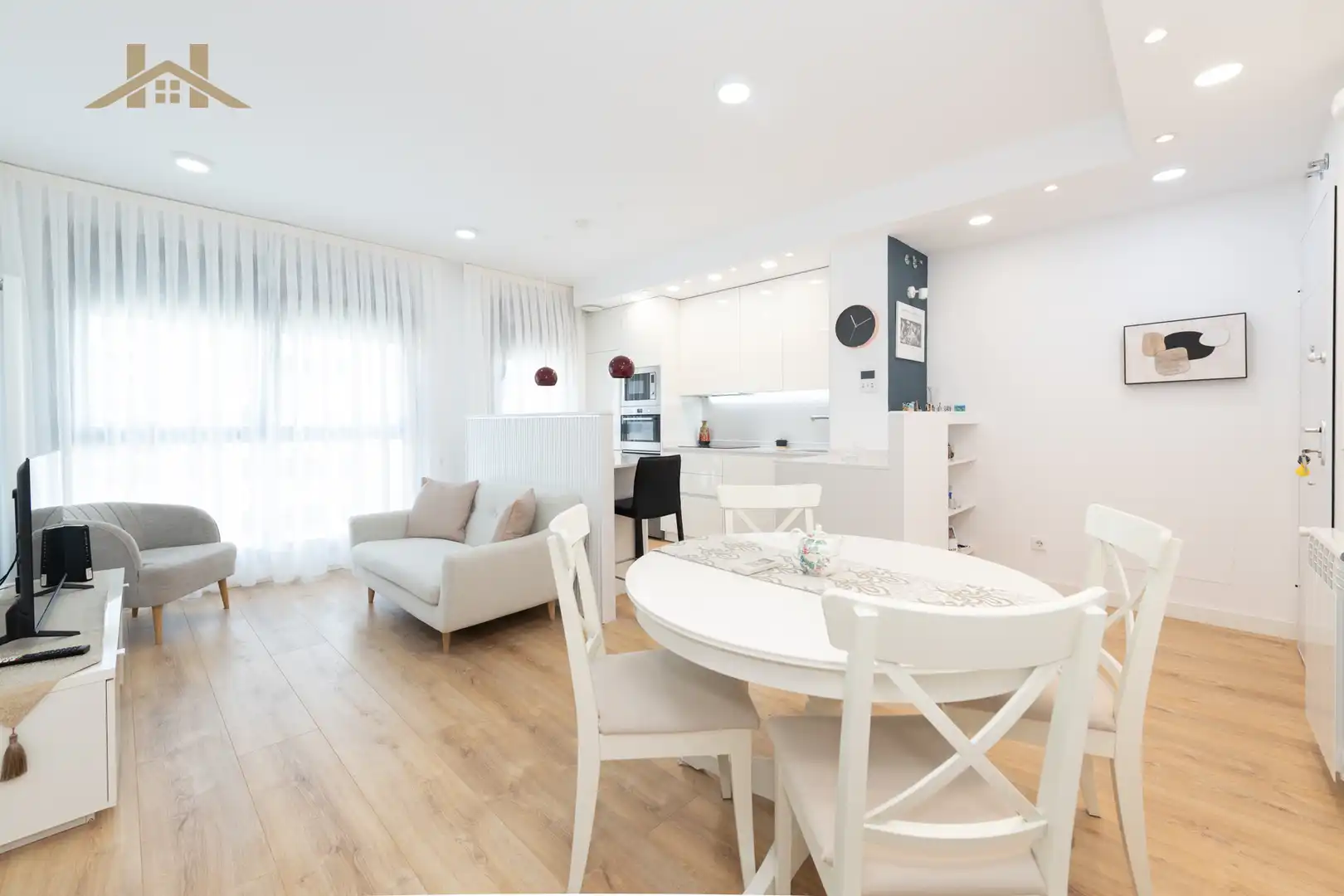 Sala de estar de Piso en venta en Tres Cantos con Aire acondicionado, Calefacción y Trastero