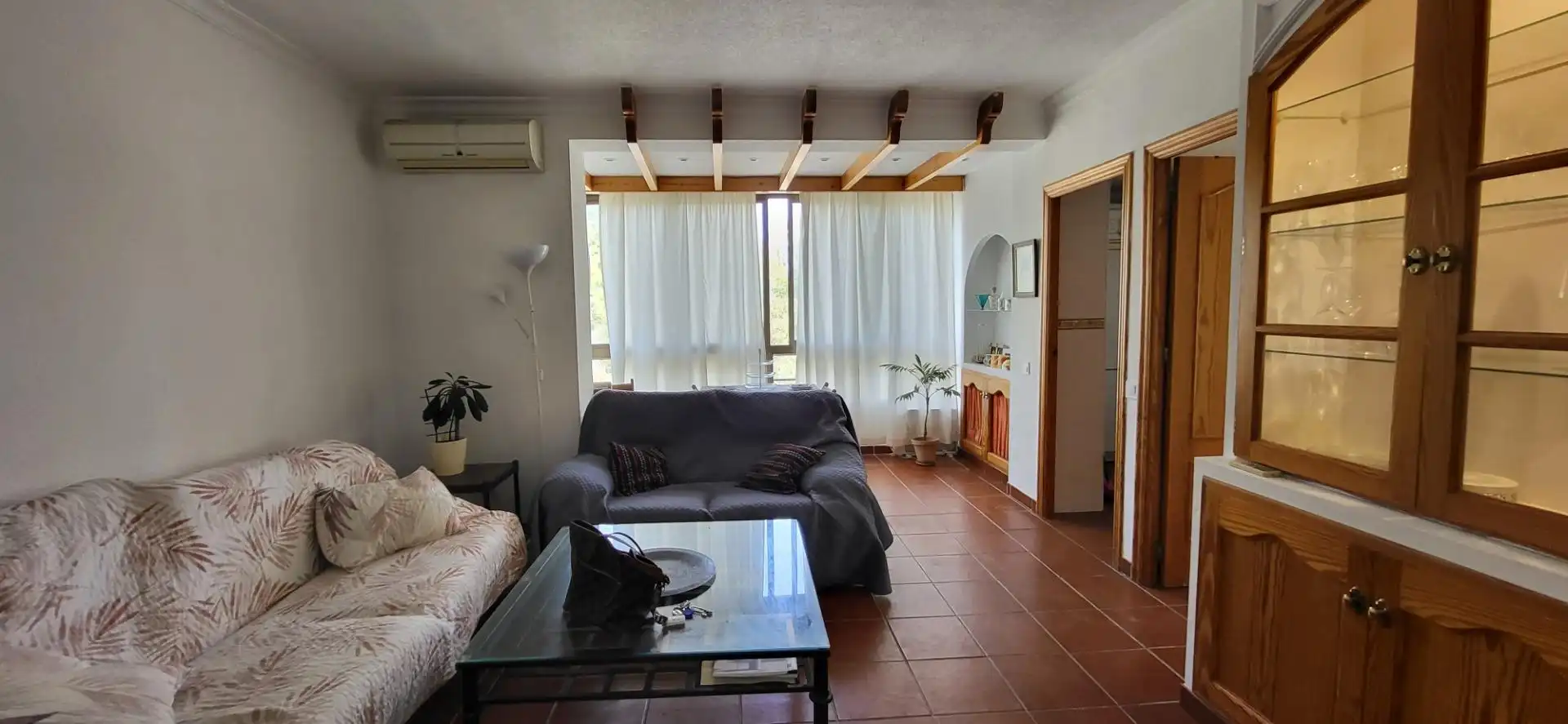 Living room of Flat for rent in Marbella  with Air Conditioner, Heating and Terrace