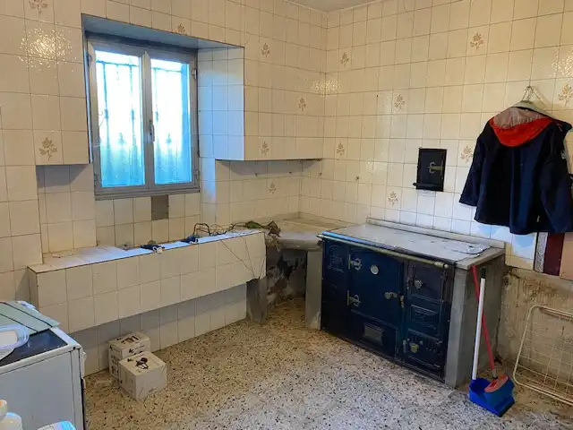 Cuina de Casa o xalet de lloguer amb opció a compra en Oroso amb Calefacció, Terrassa i Moblat