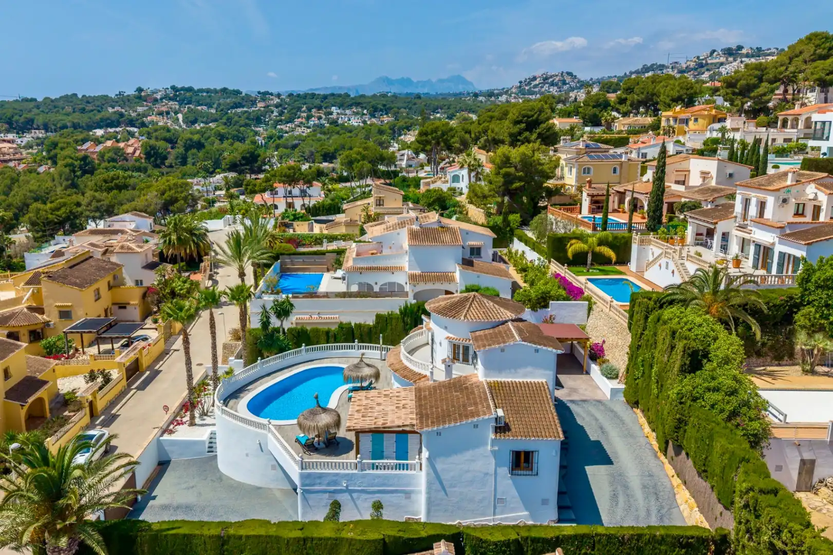 Außenansicht von Haus oder Chalet zum Verkauf in Moraira