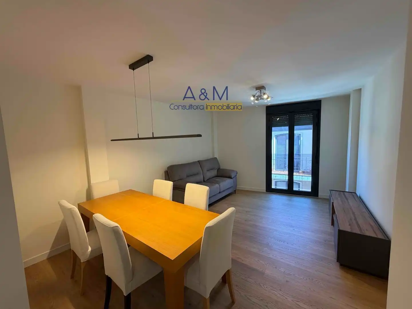 Sala de estar de Apartamento de alquiler en Valladolid con Aire acondicionado, Calefacción y Amueblado
