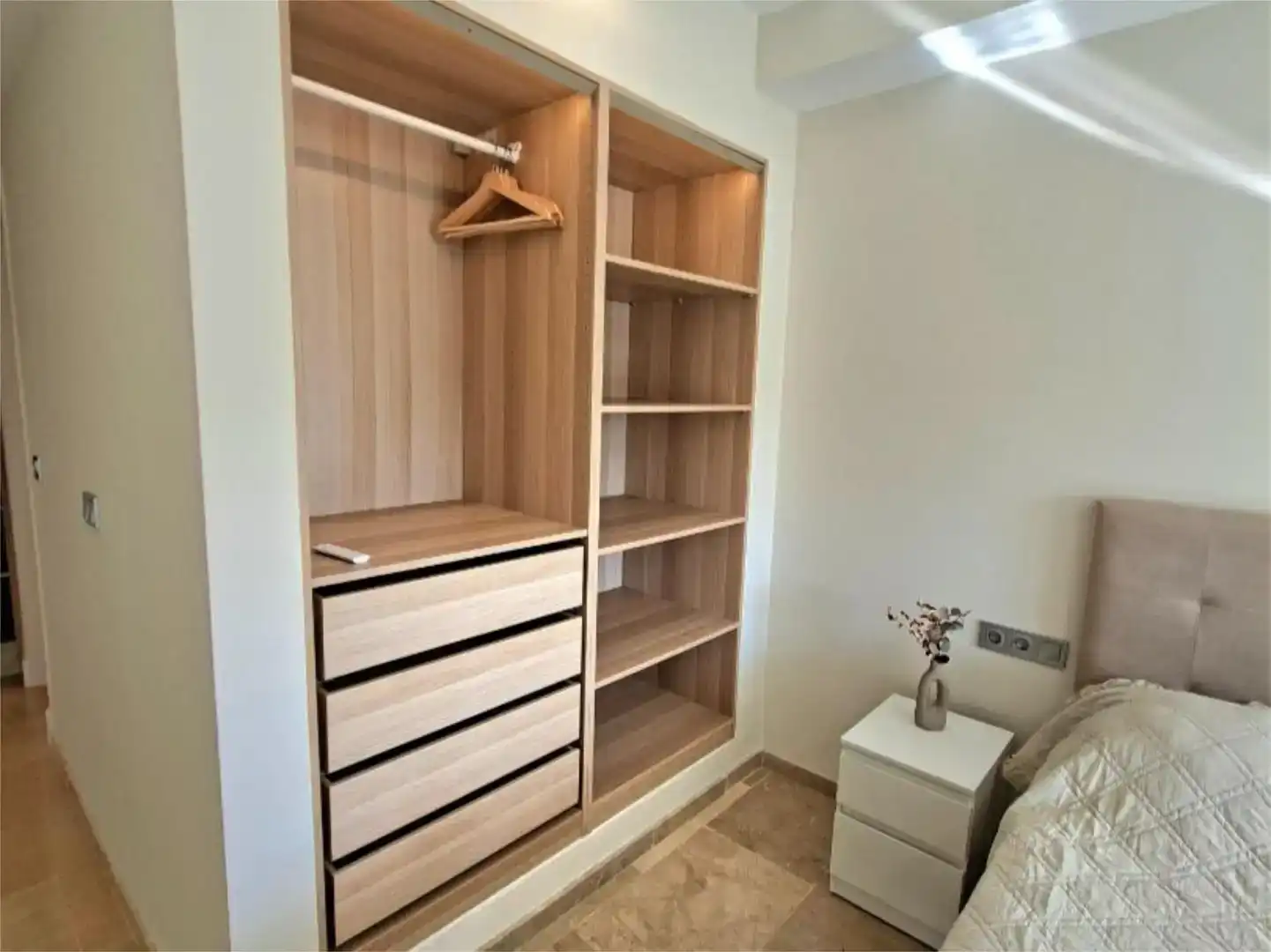 Bedroom of Flat for sale in Manilva  with Air Conditioner and Swimming Pool