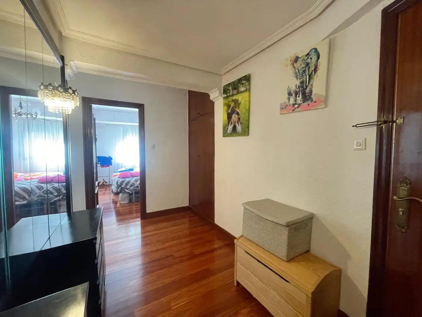 Bedroom of Flat for sale in Bilbao   with Heating, Furnished and Oven