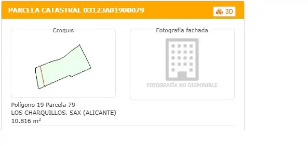 Residential land for sale in Sax, imagen 3