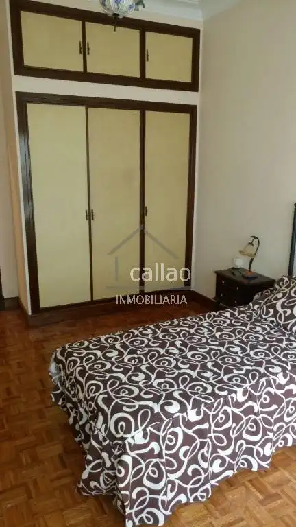 Bedroom of Flat for rent in Ferrol  with Heating, Furnished and Balcony