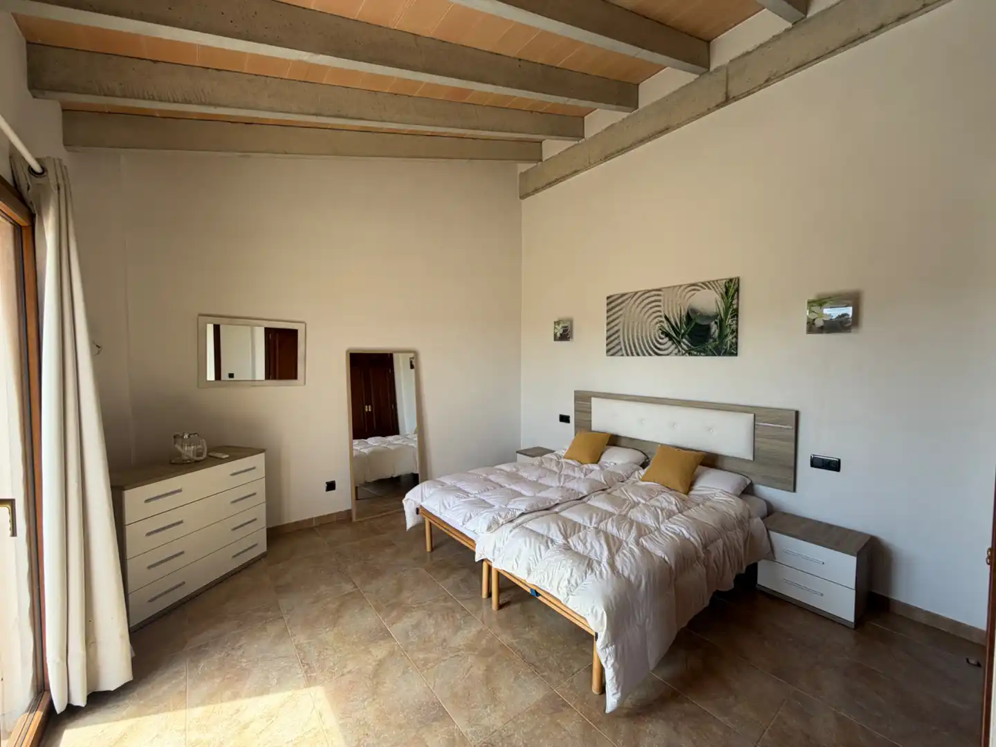 Habitación de Finca rústica de alquiler en Manacor con Aire acondicionado, Calefacción y Jardín privado
