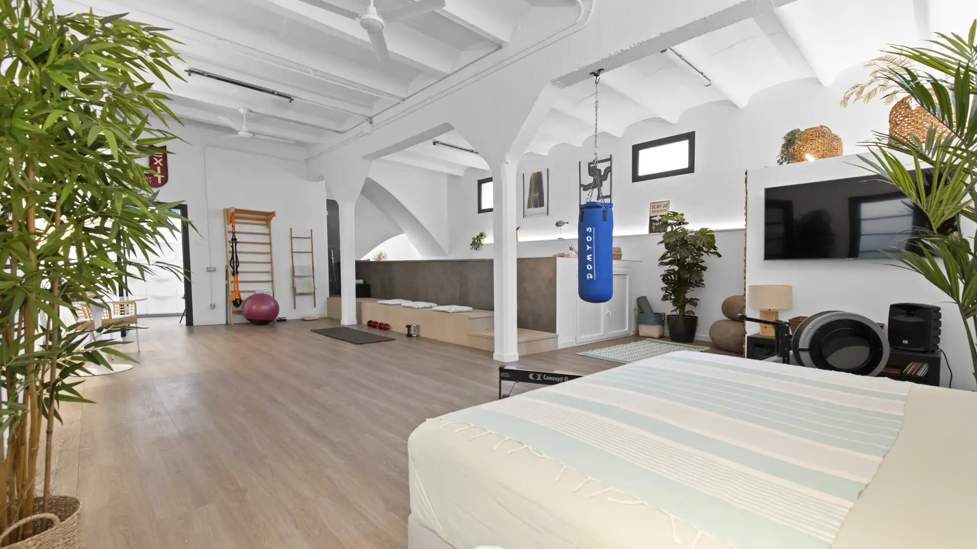 Schlafzimmer von Haus oder Chalet zum Verkauf in  Palma de Mallorca mit Klimaanlage, Heizung und Terrasse
