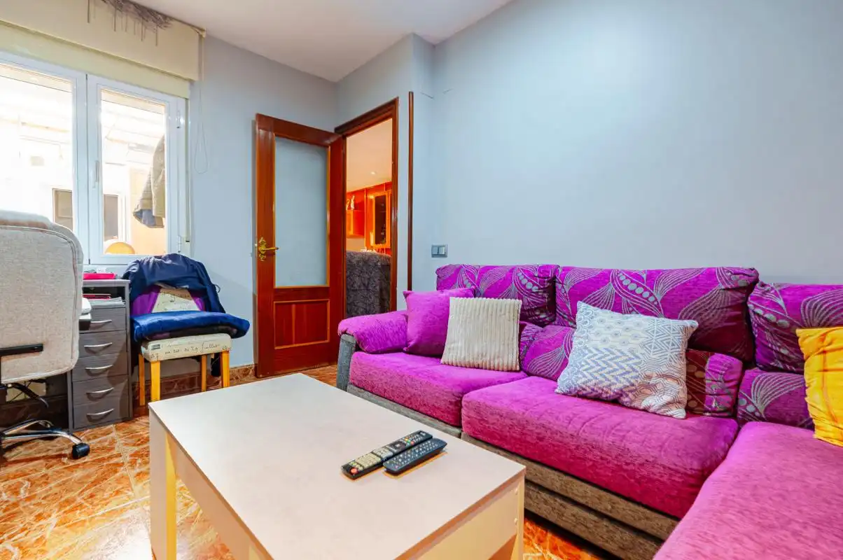 Sala d'estar de Dúplex en venda en Getafe amb Calefacció, Jardí privat i Terrassa