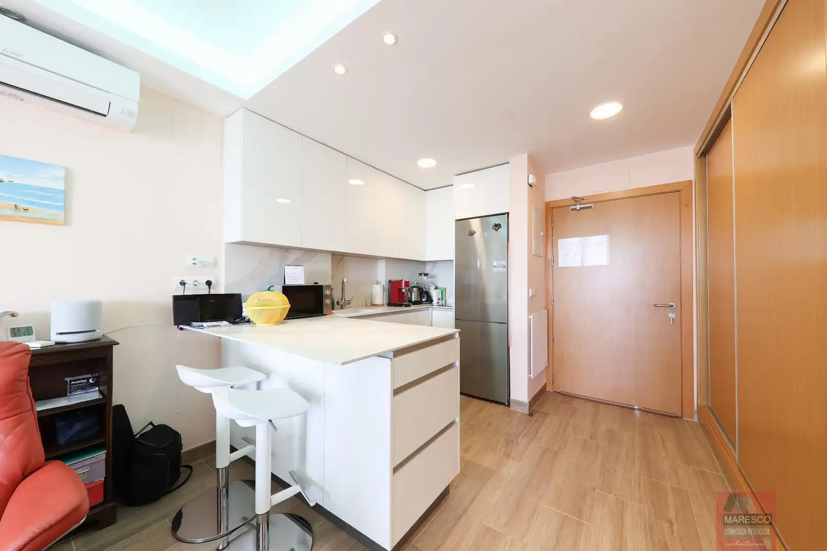 Kitchen of Apartments for sale in Málaga  with Air Conditioner, Heating and Terrace