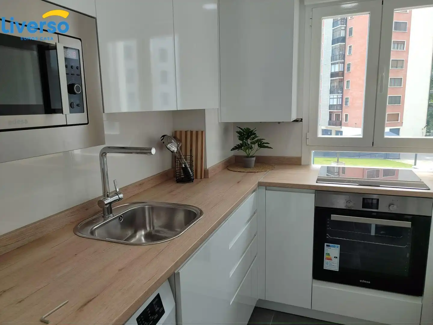 Cocina de Piso de alquiler en Burgos con Calefacción