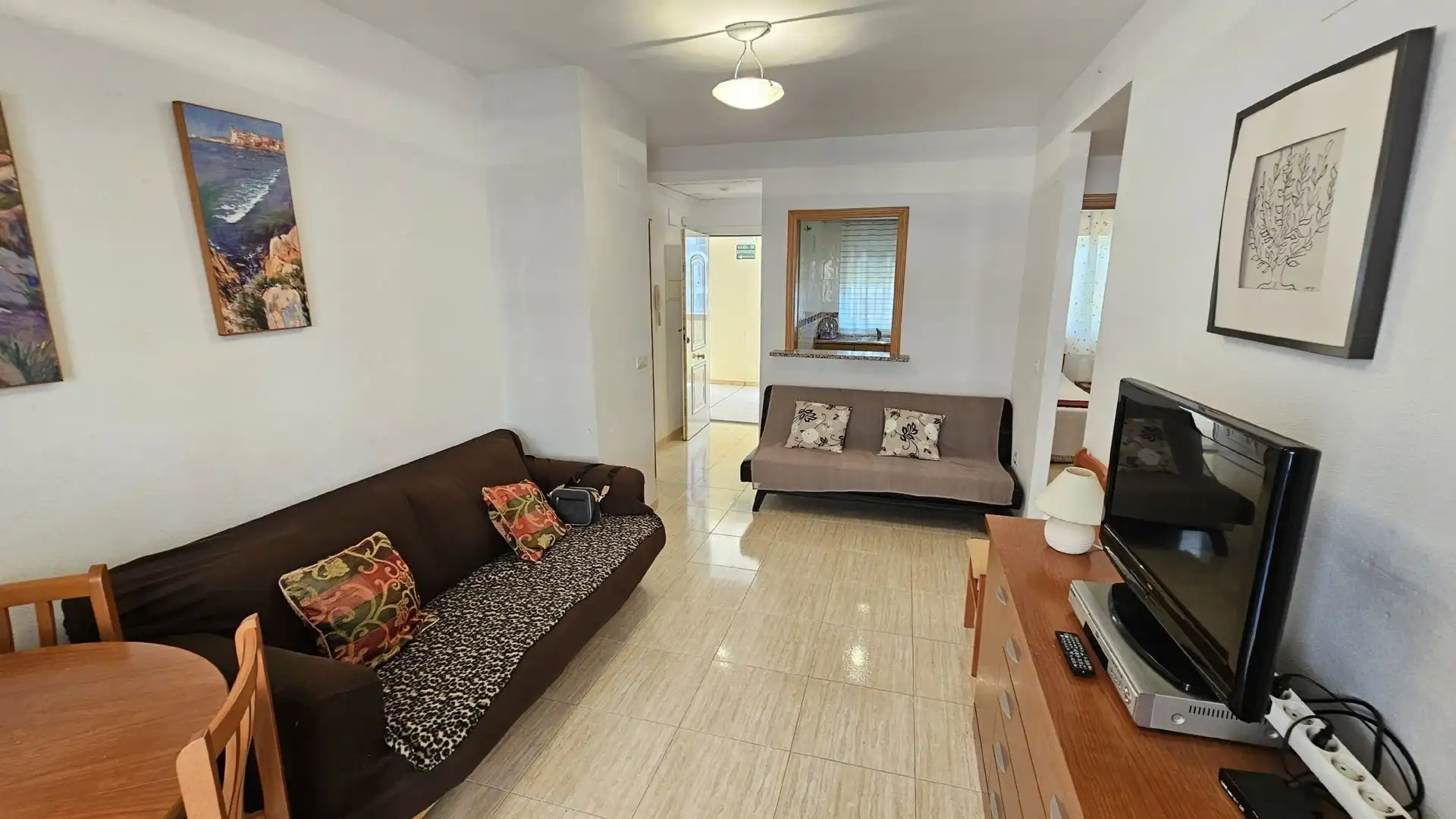 Living room of Apartments for sale in Oropesa del Mar / Orpesa  with Air Conditioner, Heating and Terrace