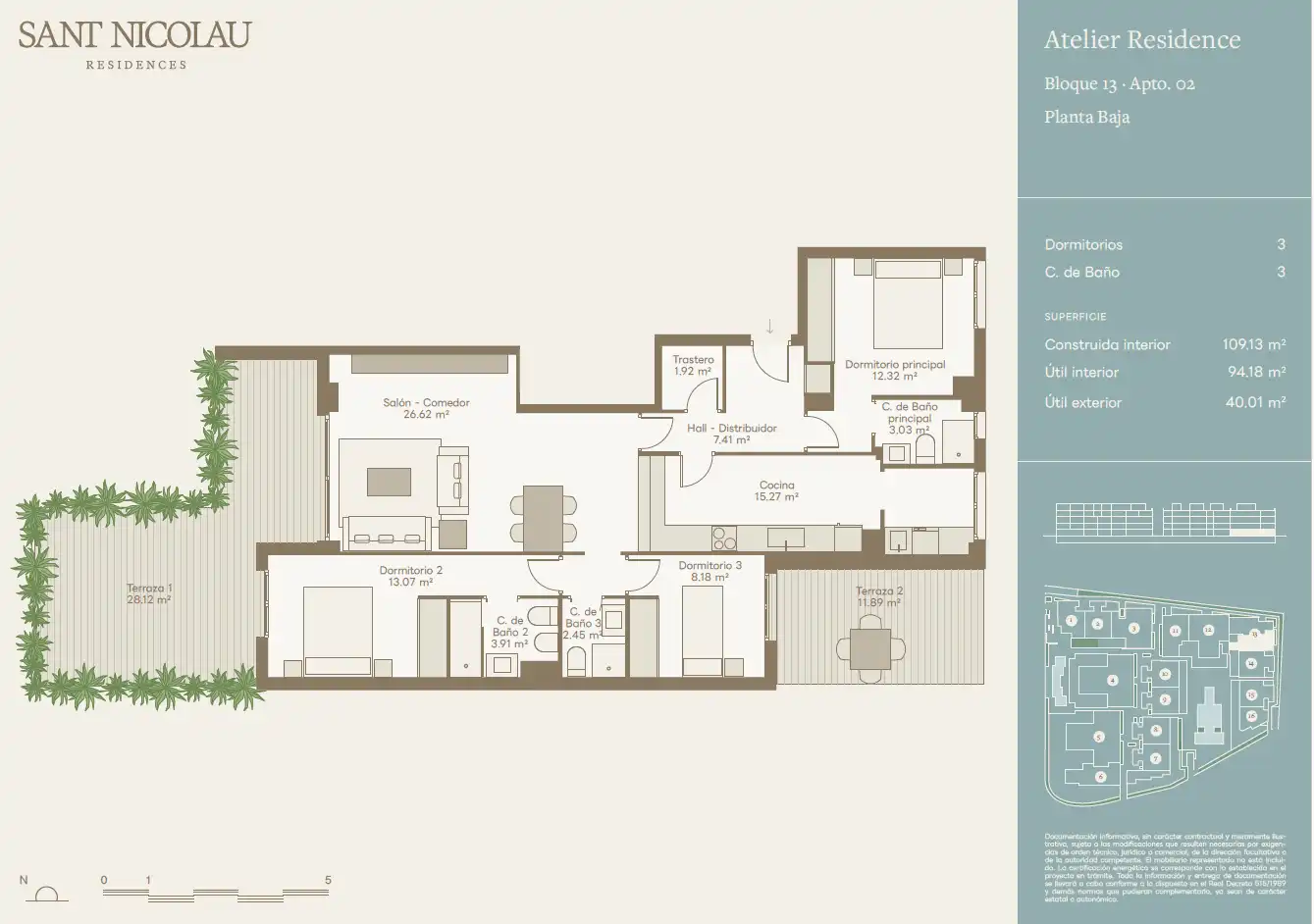 Flat for sale in Ciutadella de Menorca  with Air Conditioner, Terrace and Storage room