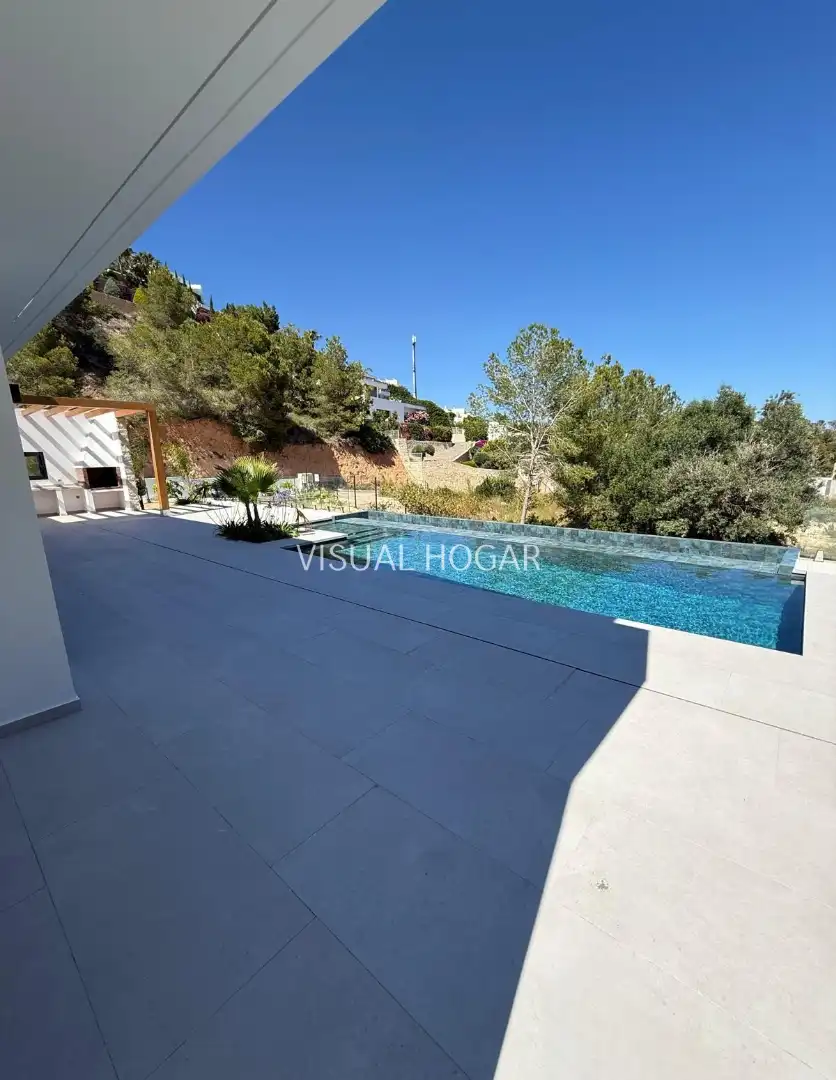 Swimming pool of Houses for sale in Benissa  with Air Conditioner, Heating and Private garden