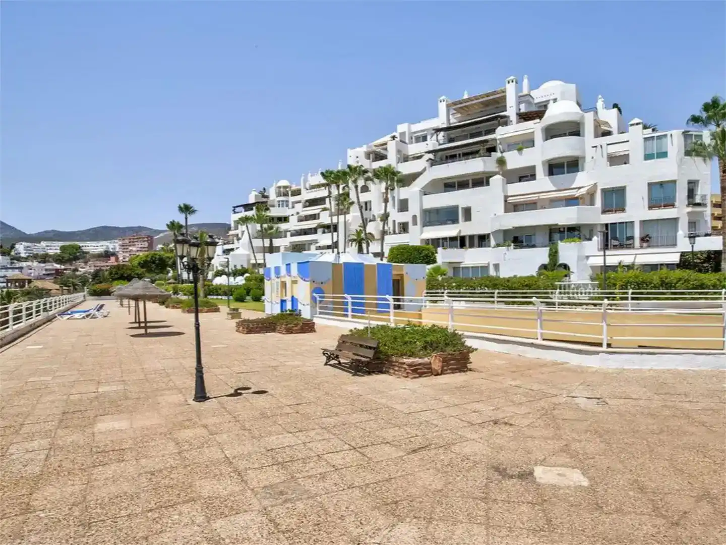 Exterior view of Study for rent in Torremolinos  with Air Conditioner, Swimming Pool and Balcony