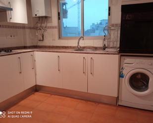 Kitchen of Flat to rent in  Valencia Capital  with Air Conditioner, Heating and Furnished