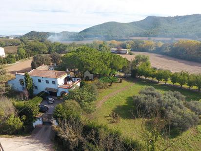 Garten von Country house zum verkauf in Olèrdola mit Privatgarten, Terrasse und Schwimmbad