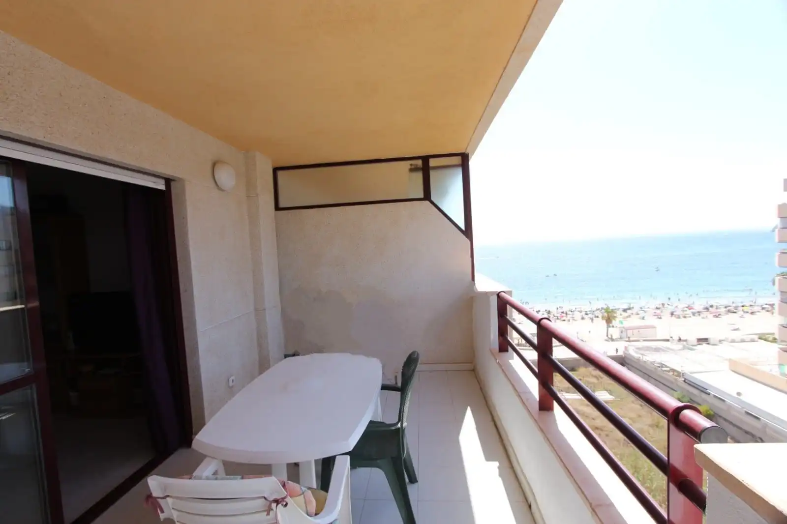 Terraza de Apartamento en venta en Calpe / Calp con Aire acondicionado, Jardín privado y Terraza