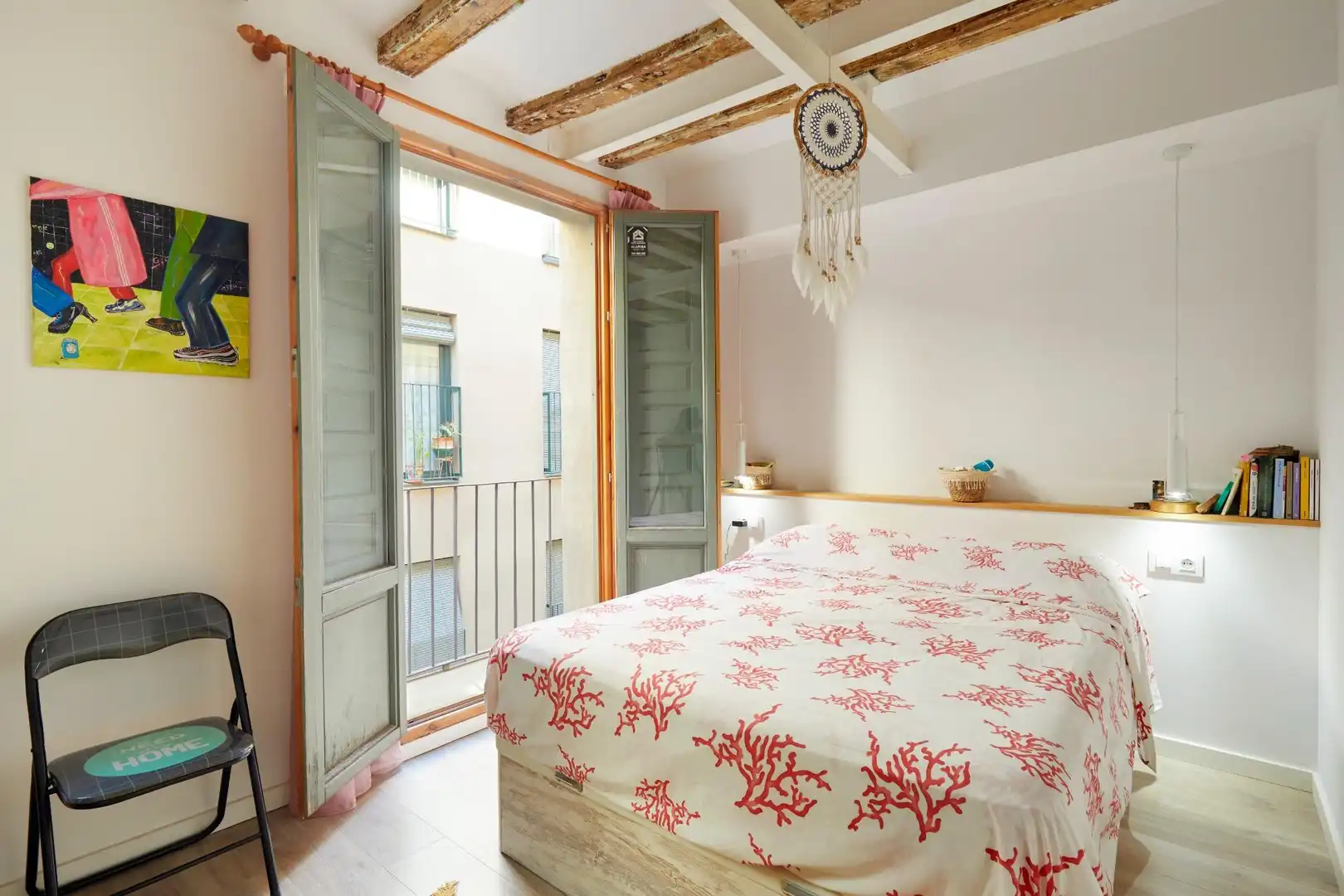 Bedroom of Flat for sale in Barcelona  with Air Conditioner, Heating and Parquet flooring