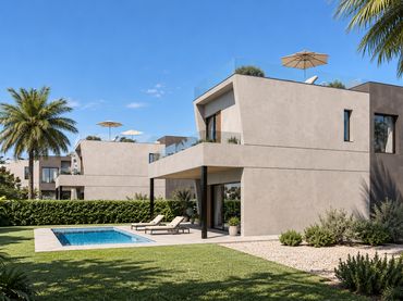 Casa con jardín en venta en La Fustera