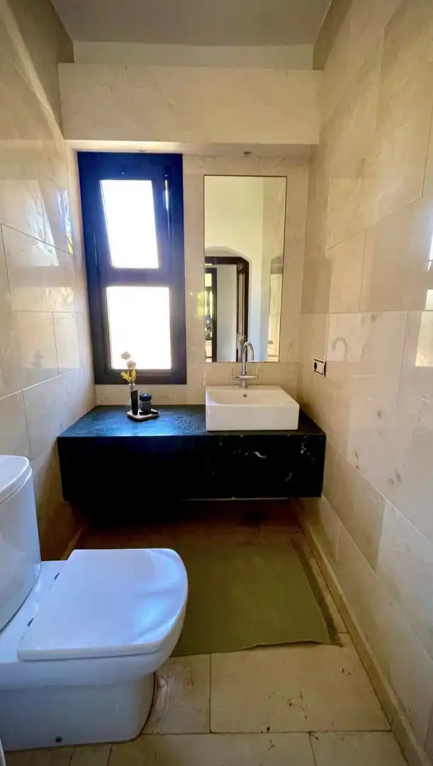 Bathroom of Houses for rent in Estepona  with Air Conditioner, Heating and Private garden
